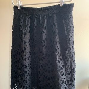 Ann Taylor Cutout Midi Skirt NWT